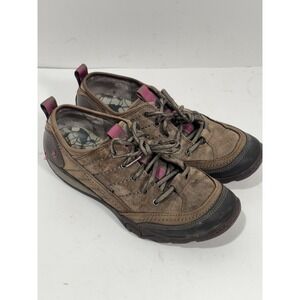 MERRELL J55848 Mimosa Hiking US 8.5 Brown Stone Leather Activewear Shoes